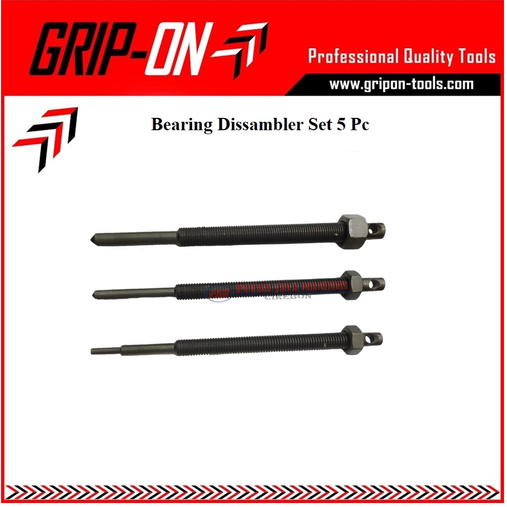 Grip On 18-835 LE Bearing Puller Set 5 pcs Bearing Disassembler / Treker Bearing Dalam Bearing Cvt BEARING DISASSEMBLER 5 PCS SELONGSONG BESAR