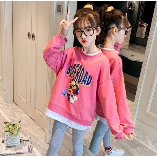 Girlset SUPEROAD - Setelan Anak Perempuan cewek tanggung teenager import branded