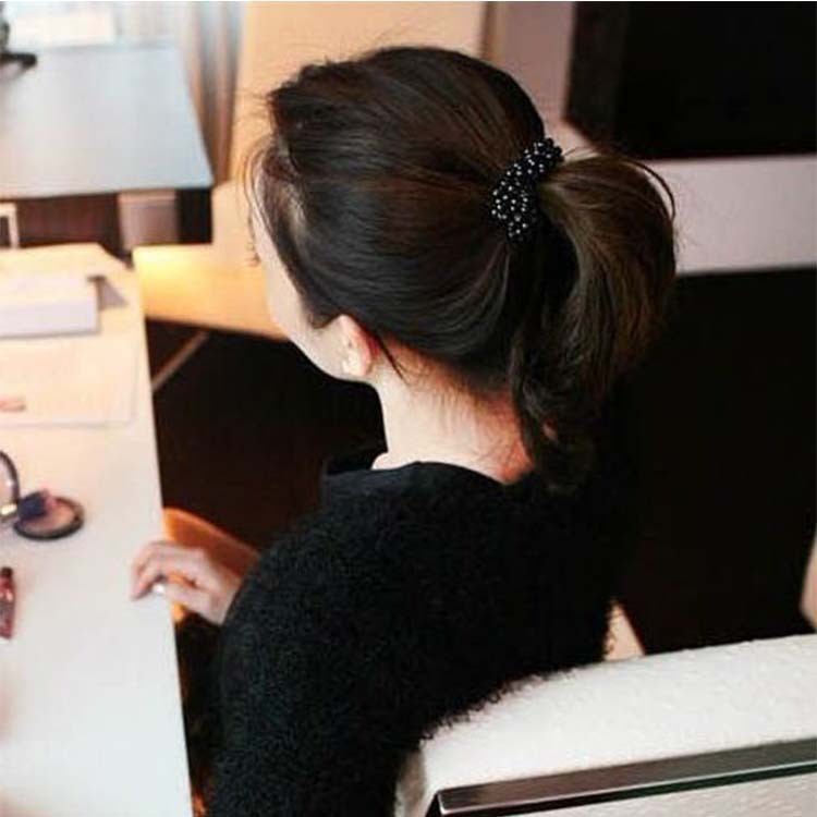 MURMURE.ID | IKAT RAMBUT MUTIARA ANGGUR ALA KOREA MURAH IMPORT PEARL HAIRTIE HA082-5