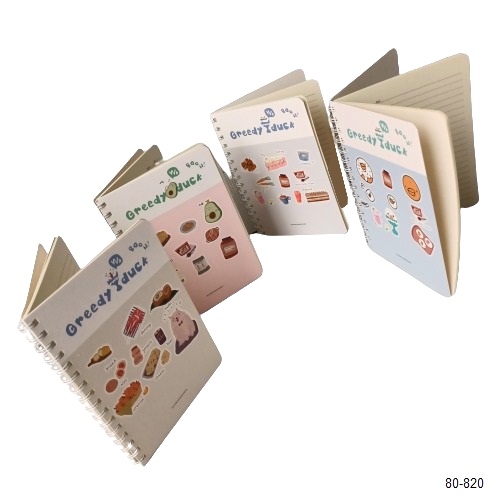 

Diary Notebook Spiral Greedy Duck Ukuran A5 - Buku Tulis Lucu