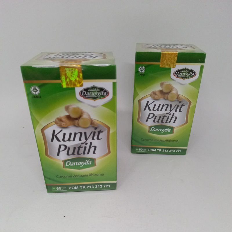 Kapsul Temu Putih Herbal 60 ml - Kunyit Putih Kapsul Anti Kanker Darusyifa.