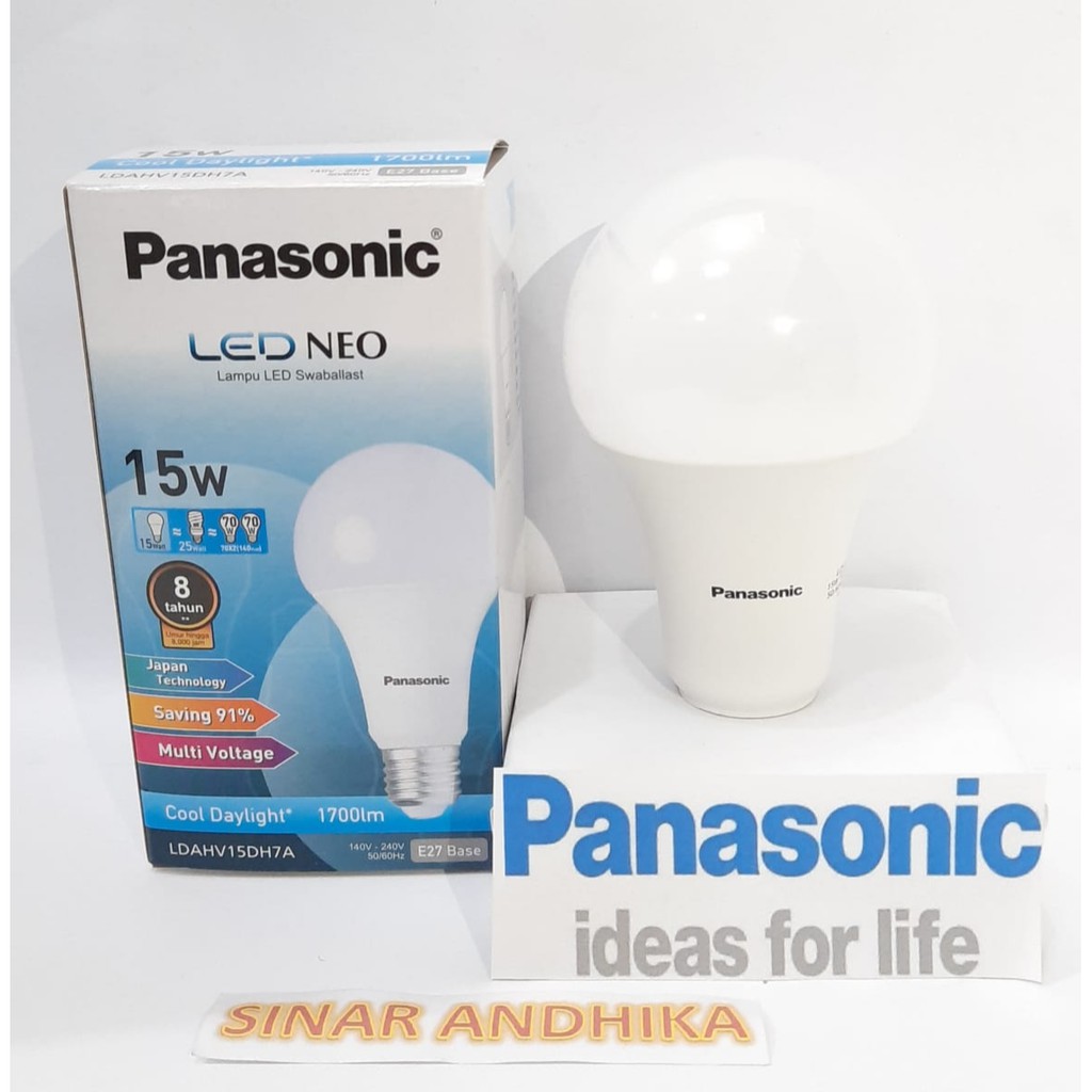 LAMPU LED BULB NEO PANASONIC 15 WATT