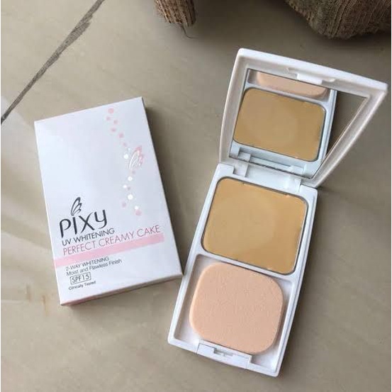 PIXY UV WHITENING PERFECT CREAMY CAKE PIXY PERFECT CREAMY CAKE PIXY BEDAK BASAH PIXY ADA REFILL
