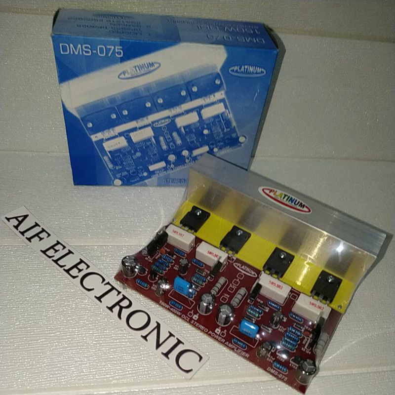 Kit power amplifier OCL 2X150W TR Mospec DMS-075 stereo