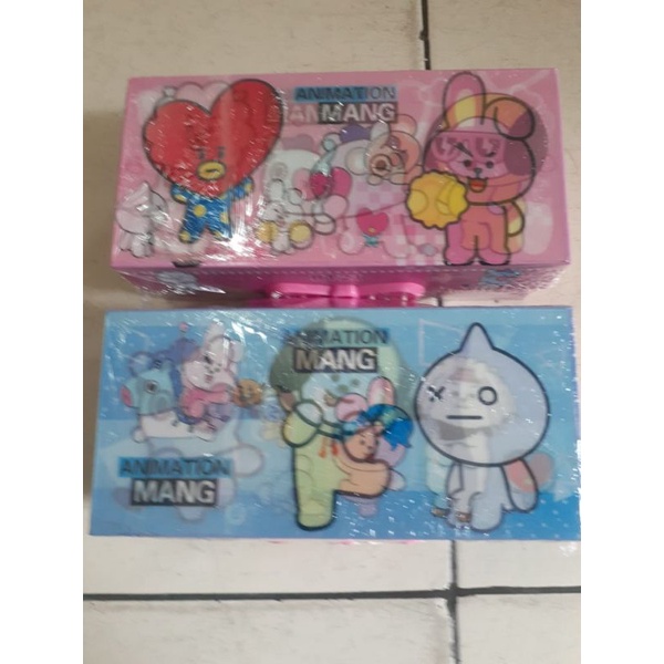 

Tempat pensil Kode 3 dimensi gambar karakter BT21