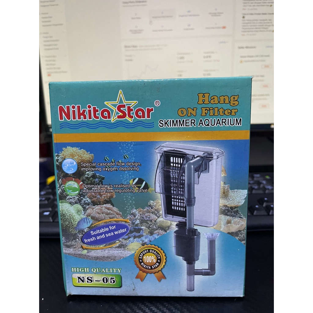 NIKITA STAR NS 05 / NS05 HANG ON FILTER FILTER GANTUNG AQUARIUM