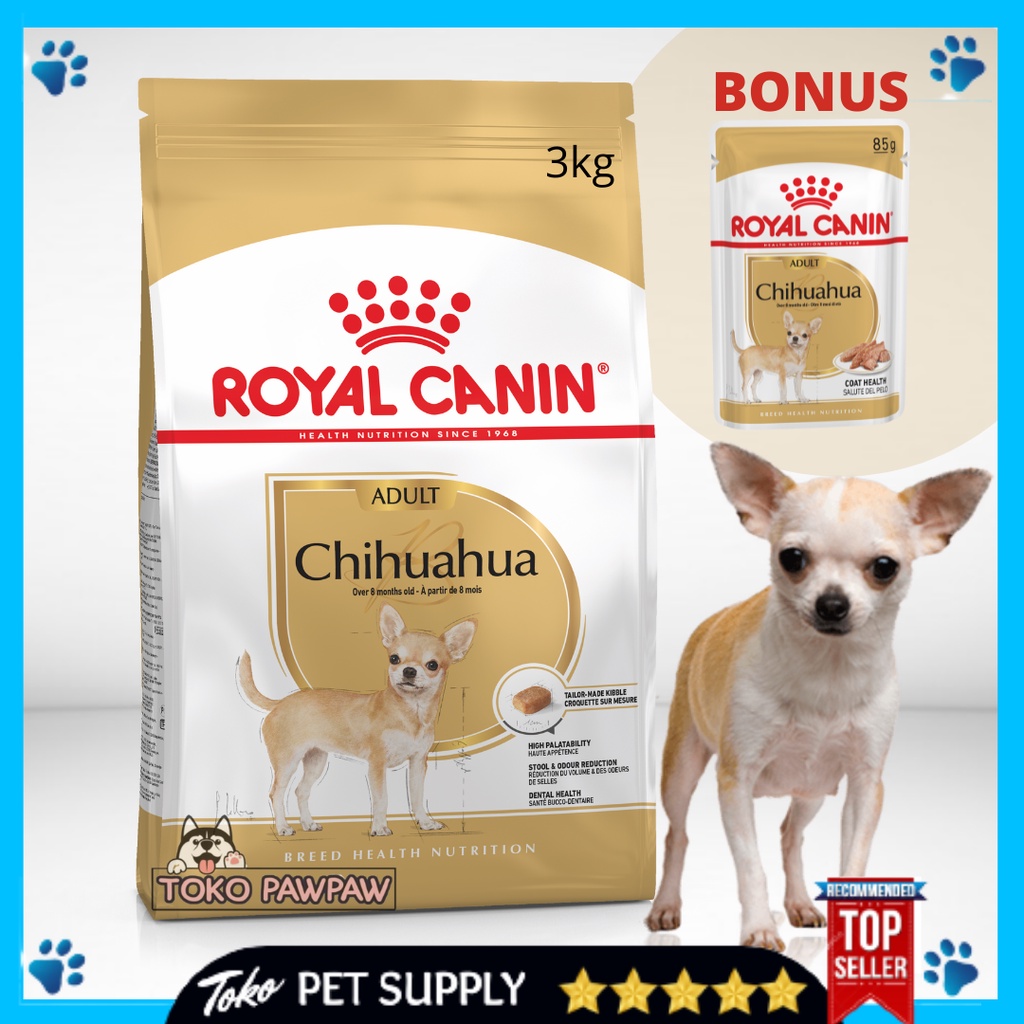 Royal Canin Chihuahua Adult 3kg Makanan Pakan Anjing Chiwawa Ciwawa Dog Food Dry Dogfood