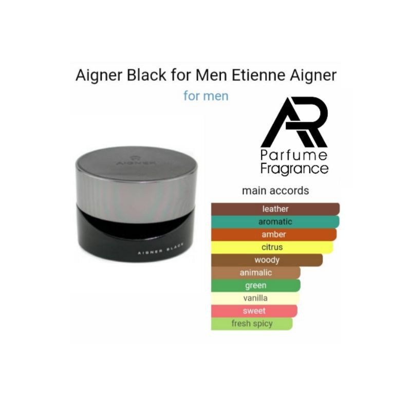 Parfum AIGNR BLACK BEST SELLER for MAN Parfum Isi Ulang Viral Tahan Lama Seharian