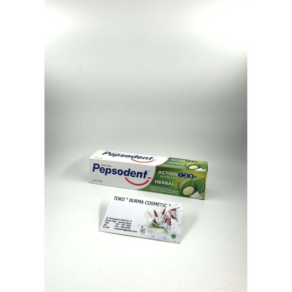 PEPSODENT PASTA GIGI ACTION 123 HERBAL 120 GR