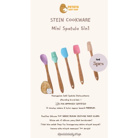 Stein Cookware - Mini Spatula Set 5pcs