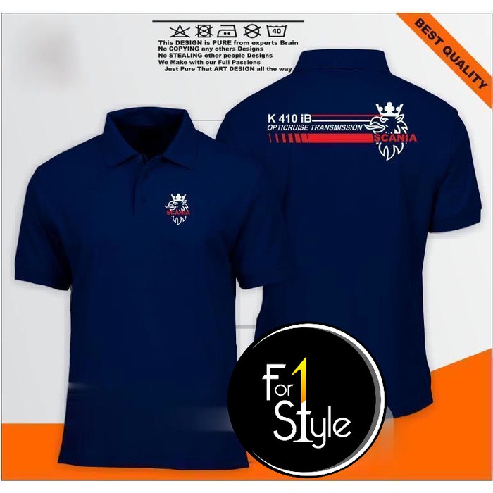 POLOSHIRT KAOS KERAH BISMANIA SCANIA JETBUS TERLARIS - polo bismania