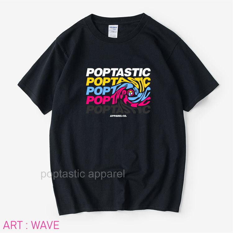 POPTASTIC - ORIGINAL KAOS T-shirt Katun BAMBU Bahan REACTIVE EXCLUSIVE