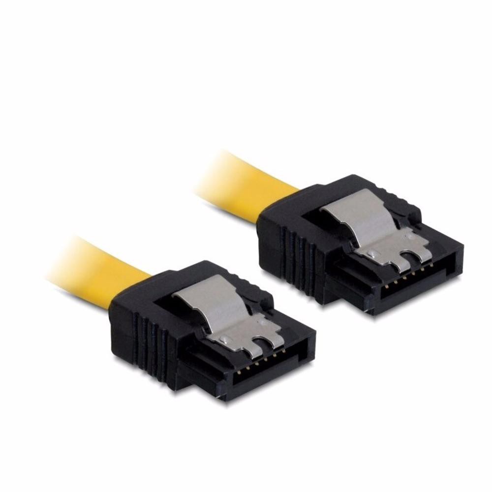 Kabel Data Sata Kuning - KABEL DATA SATA JEPIT CLIP