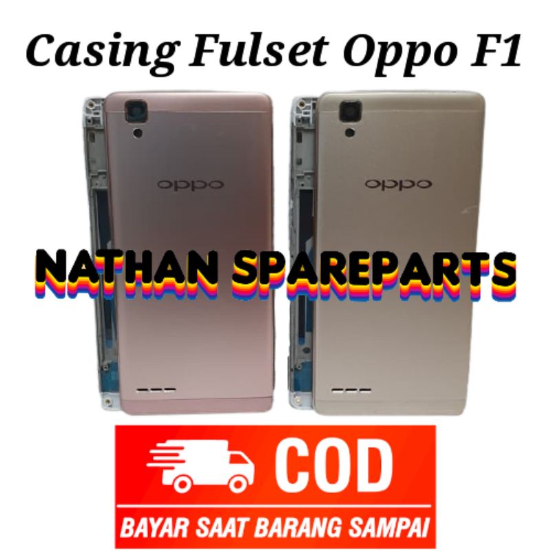 HOUSING CASING FULSET BEZZEL FRAME TATAKAN LCD OPPO F1 - F1F - A35
