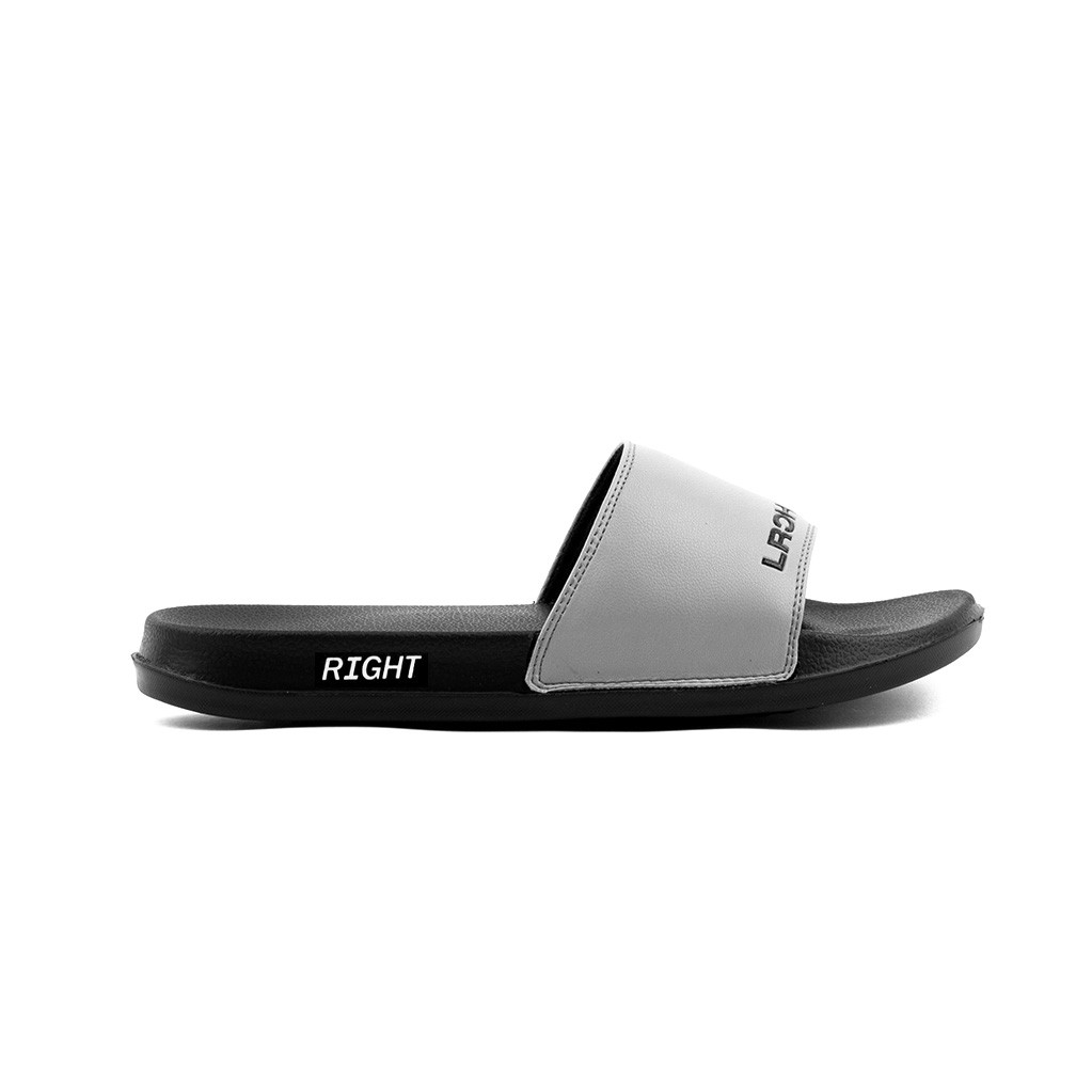 LEO RICHIE - Sandal Pria Wanita Zhyan Grey / Black