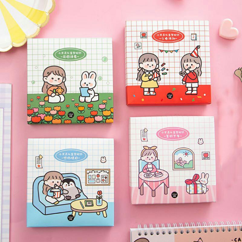 

1 LEMBAR DIY STICKER KARTUN GIRL KAWAI LUCU AESTHETIC by KAESHOP