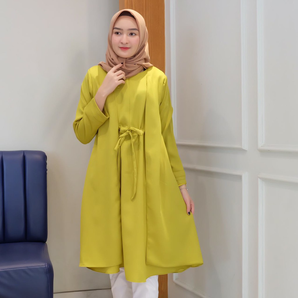  Zara  Tunik Atasan  wanita muslim fashion atasan  
