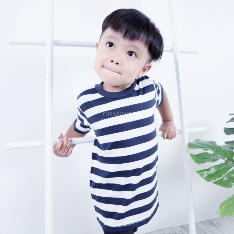 Kaos Anak Stripe Salur Big Stripe Series, Cotton Combed