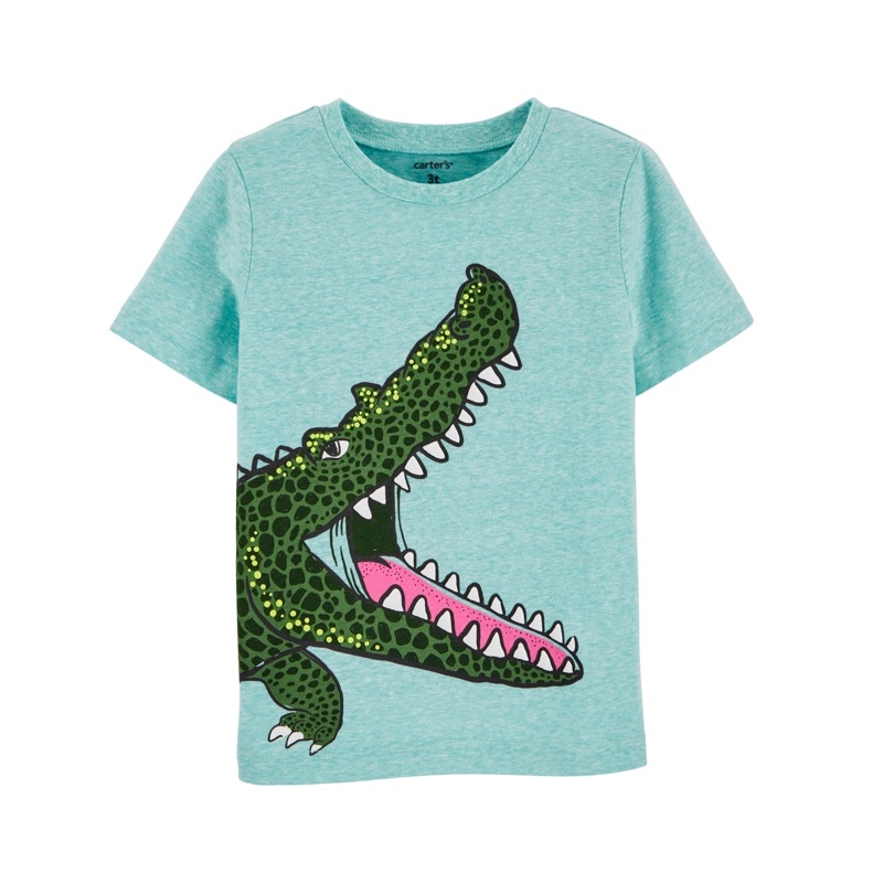 kaos anak bayi laki laki / baby boys carters-Green aligator