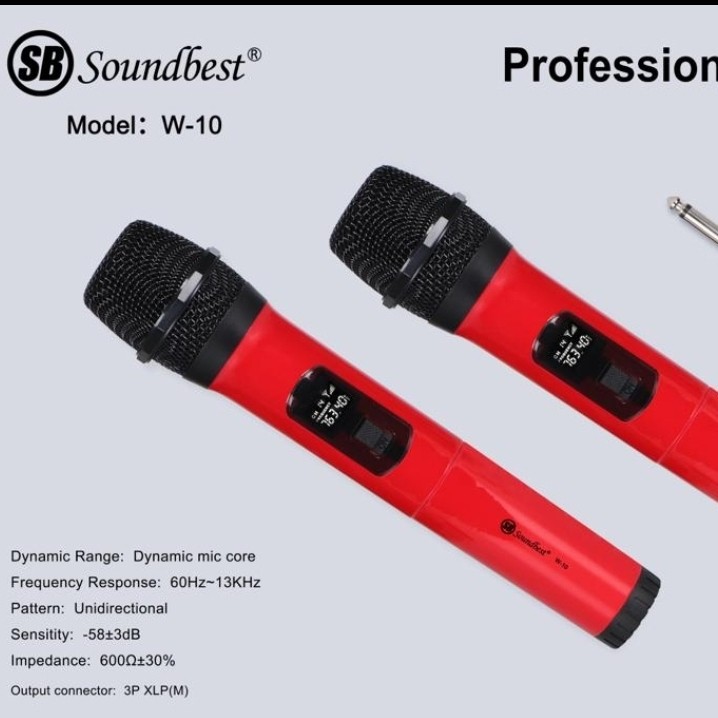 MICROPHONE WIRELESS SOUNDBEST W10