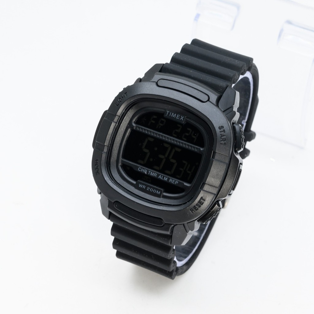 Jam Tangan Digital Timex Strap Tali Rubber