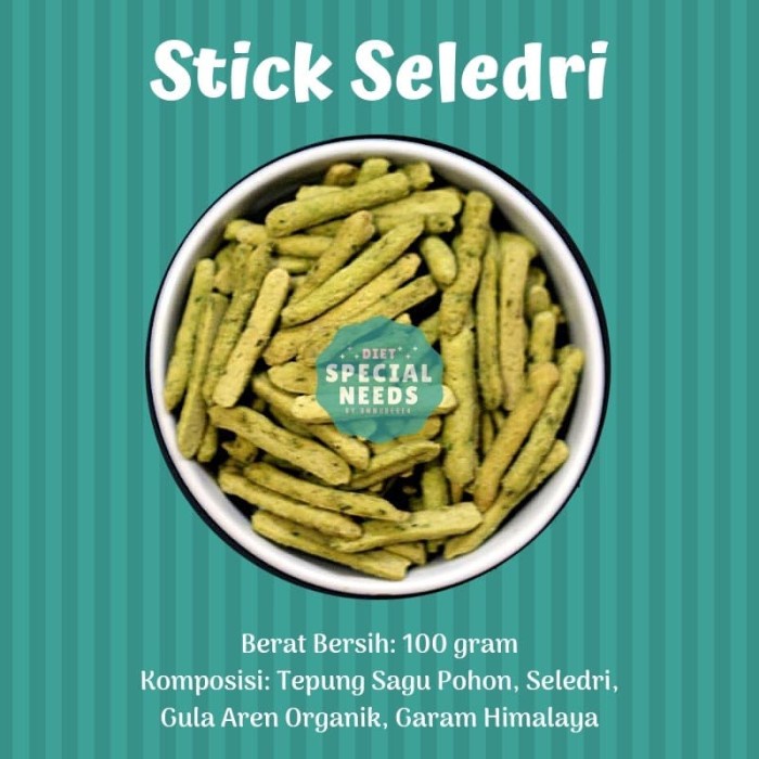 

⭐ COD ⭐ Stick Seledri Non MSG - Gluten Free, Egg Free - Diet Special Needs