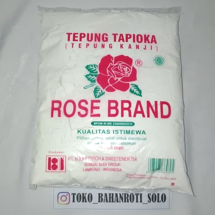 

Tepung Tapioka Rose Brand 500gr