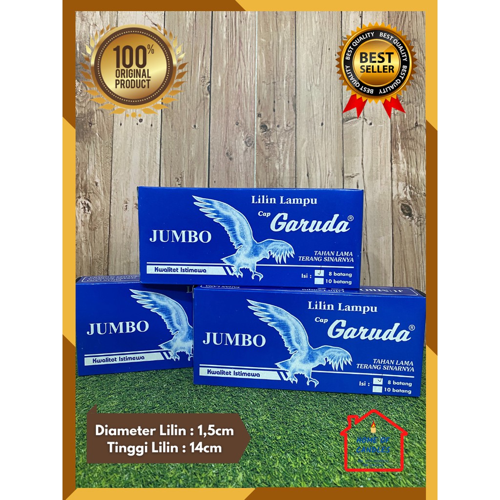 Lilin Mati Lampu | Lilin Batang | Lilin Penerangan | Lilin Natal | Lilin Putih | Lilin Garuda Jumbo