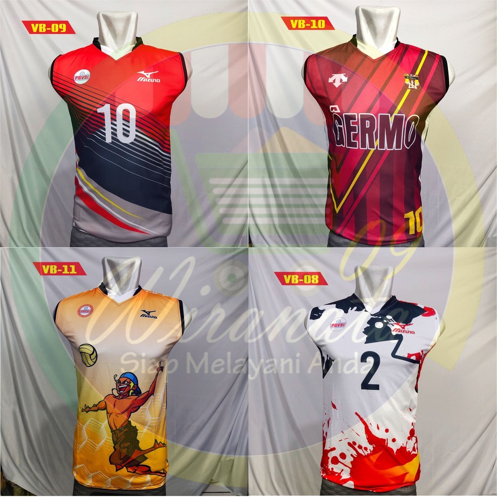 jersey voli printing baju atasan volly grosir liga jepang jersey japan baju pria baju olahraga