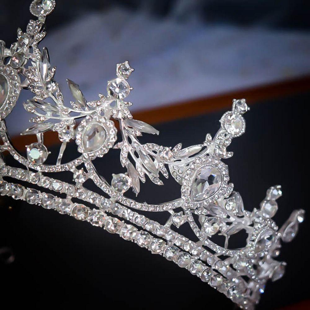 NEEDWAY Needway Tiara Berlian Elegan Prom Cantik Hiasan Kepala Bando Rambut Hoop Untuk Wanita zinc alloy Gaya Korea Tiaras