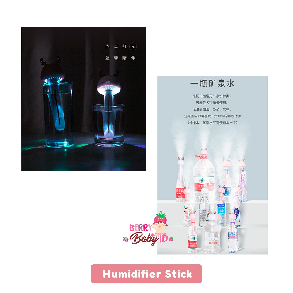 Berry Mart Humidifier Stick Portable Ultrasonic Aromaterapi Air Purifier Deer JKN022 Berry Mart