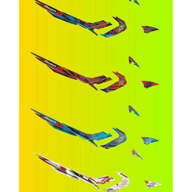 Striping Variasi Satria Fu Barong Hayabusa