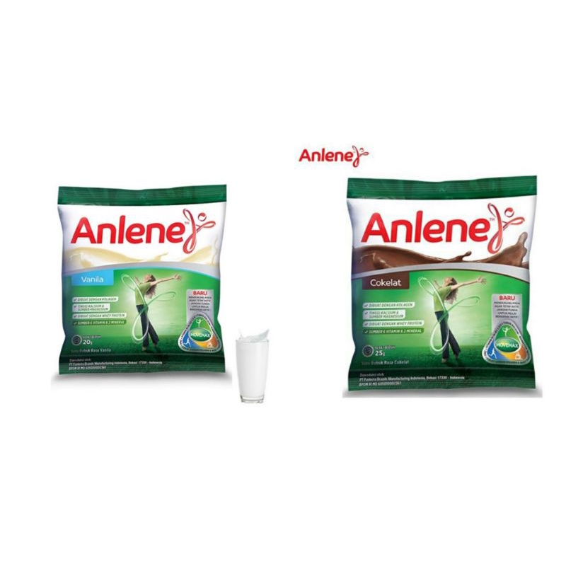 

Susu Bubuk Anlene Coklat dan Vanila (( SACHET ))