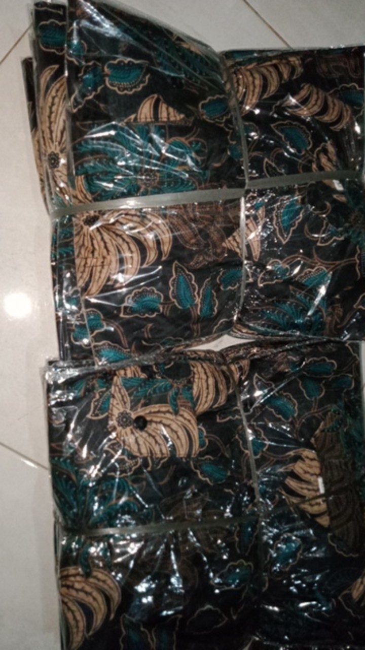 Baju Batik Pria Slimfit Big Size M L Xl Xxl Atasan Kemeja Batik Lengan