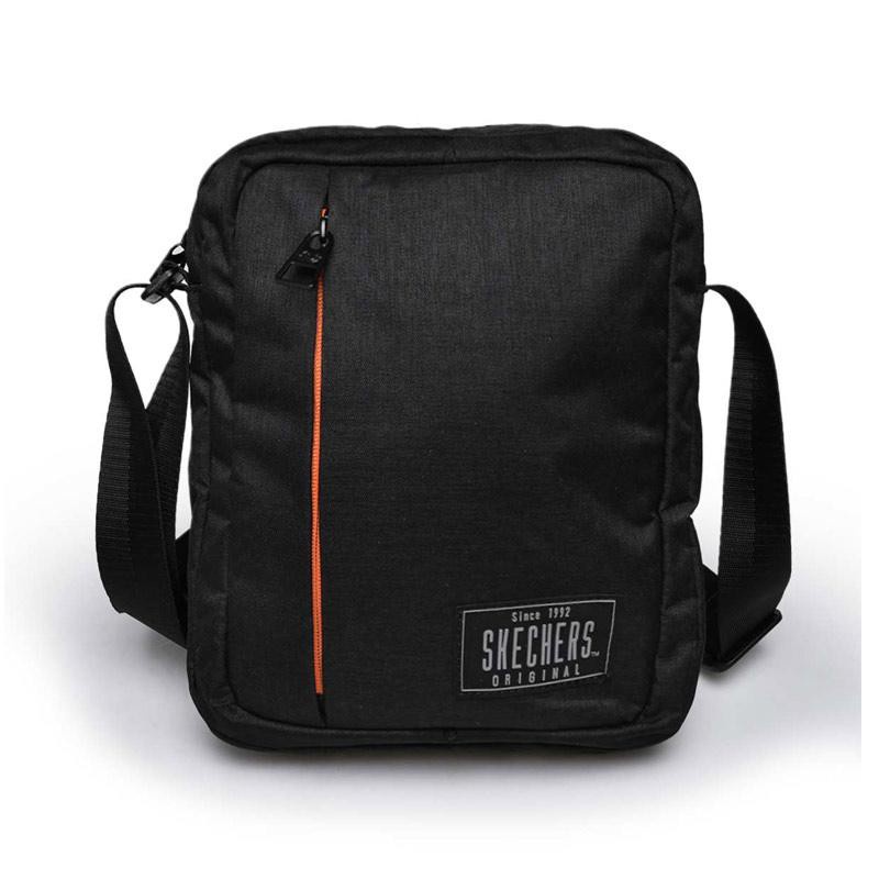 TAS Skechers Echo Reporter Bag. Black. S887BC. Sling Bag Unisex ORIGINAL 100%