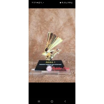 Plakat Akrilik Custom Tebal 8mm / Plakat Kejuaraan Custom / Thropy / Plakat Piala