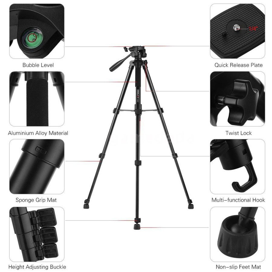 Tripod Kingjoy 2 In 1 VT-880 Monopod Tripod