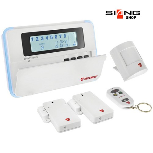 Alarm Red Shield WS-98X-01 SmartHalo 8 Zone Wireless Alarm Kit with Built-in Telephone Dialler