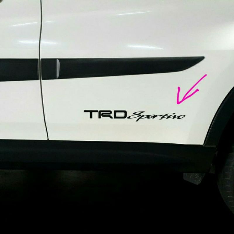 Stiker Body TRD Sportivo All New RUSH 2018 2019 2020