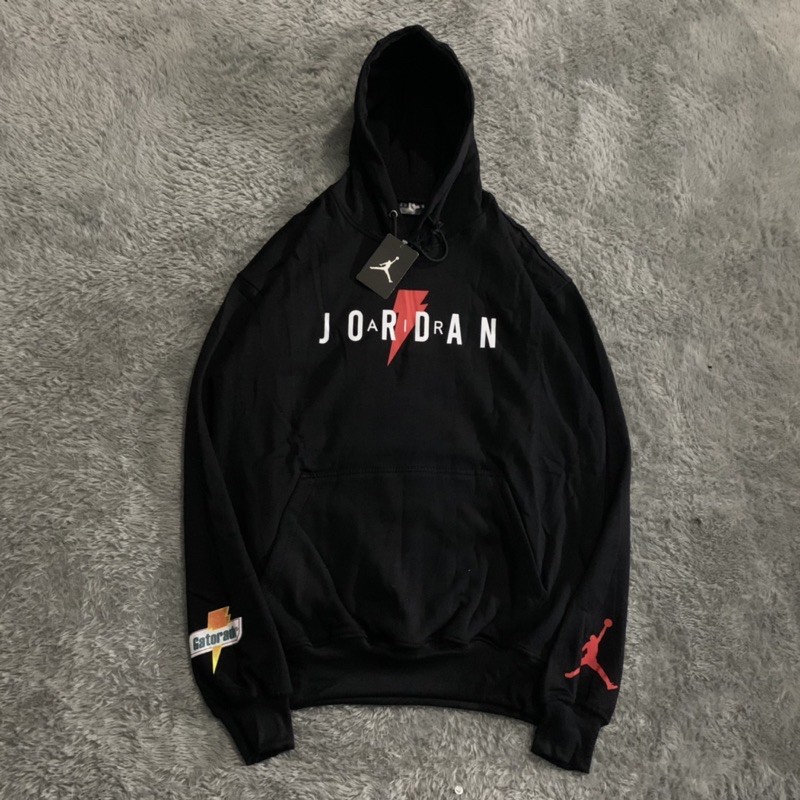 Sweater Hoodie Air Jordan X Gatorad Fulltag &amp; Lebel