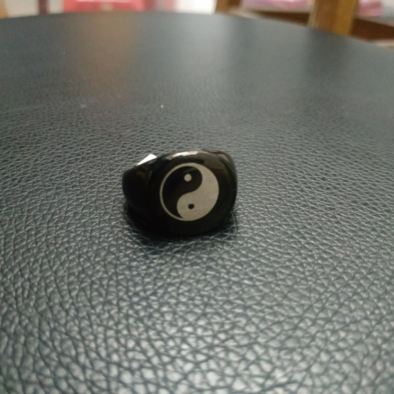 cincin titanium stainless yin yang butong