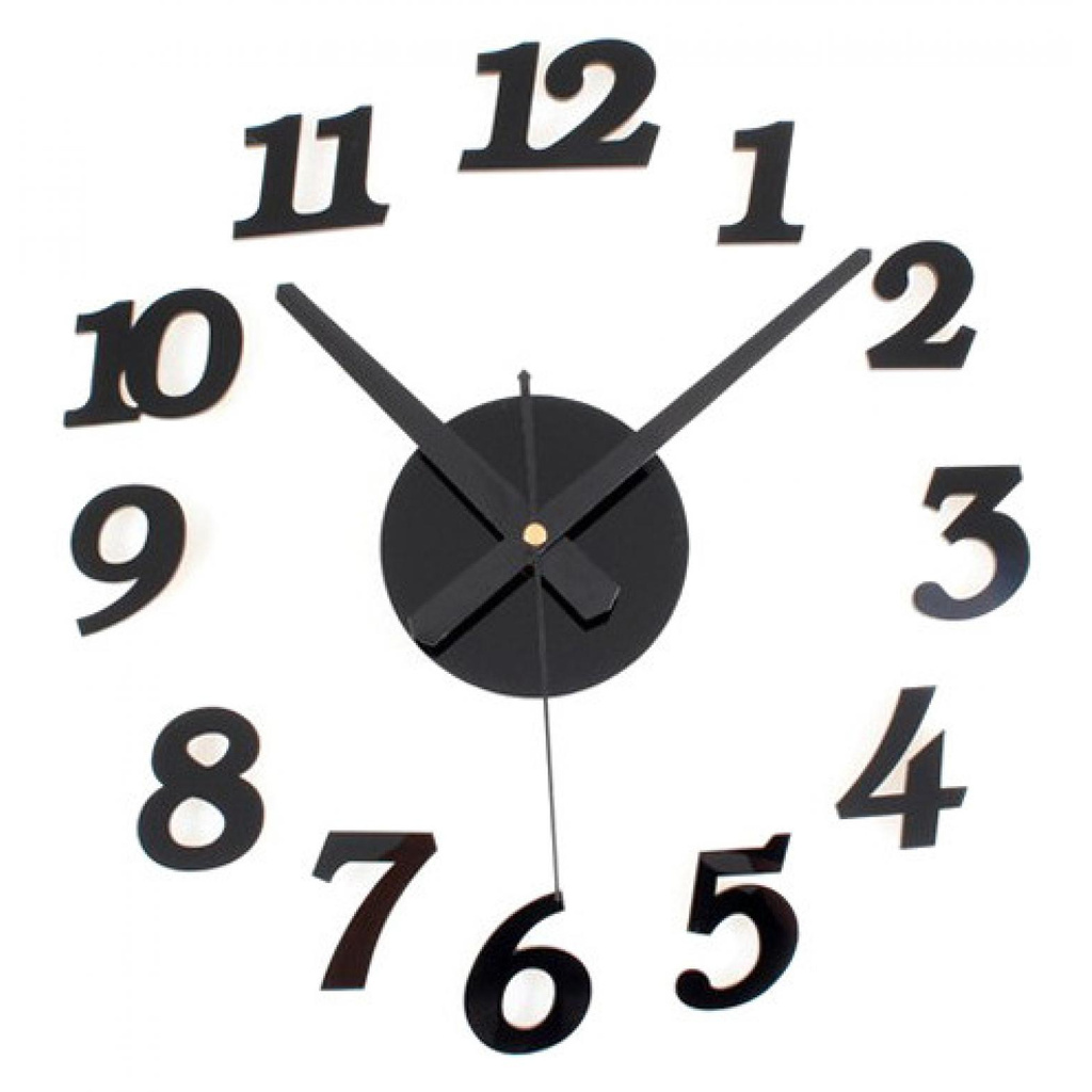 Taffware Jam Dinding DIY Giant Wall Clock Quartz\ 30-50cm DIY-03