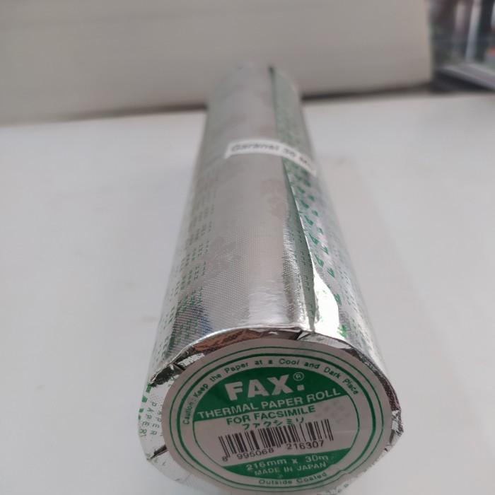 

Kertas Fax | Original Kertas Fax (Thermal Paper Roll) 216 Mm X 30 M Kualitas Terbaik