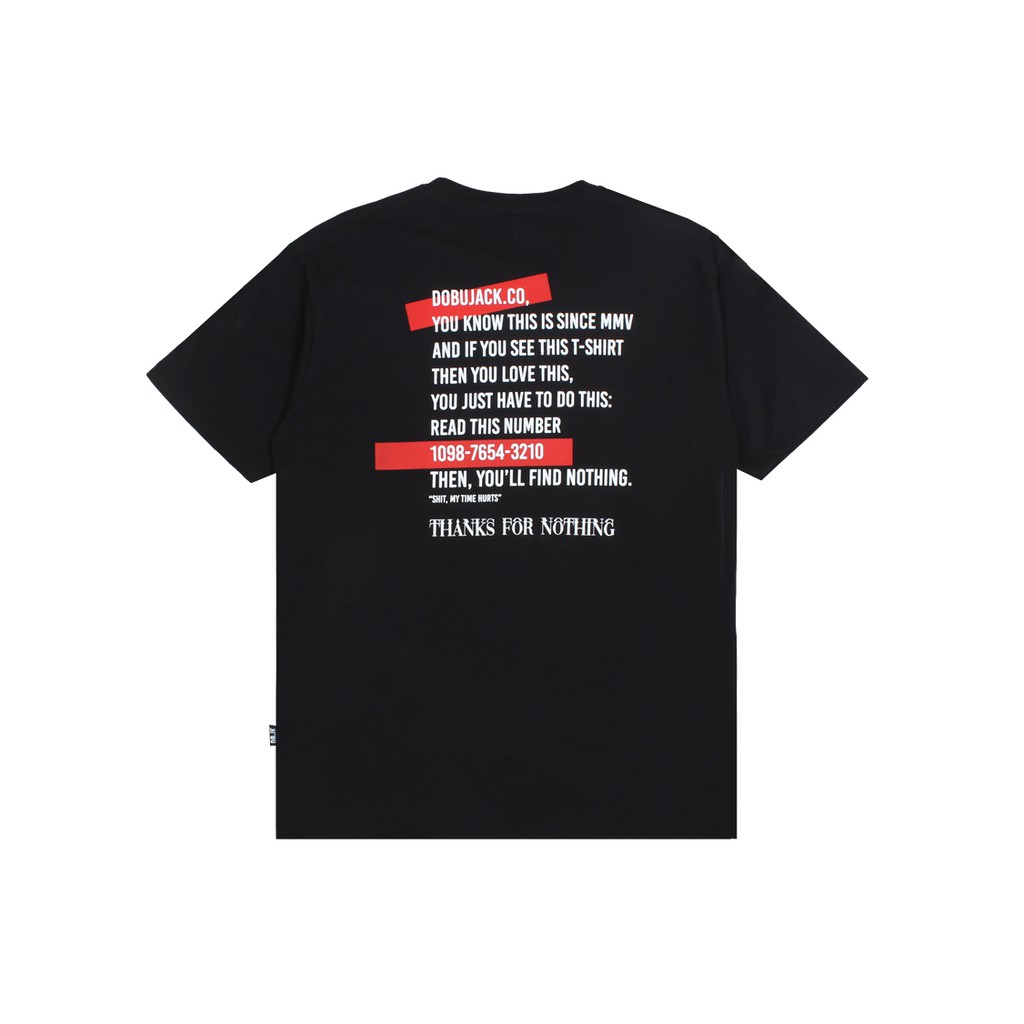 

Dobujack Tshirt Read Black Tees