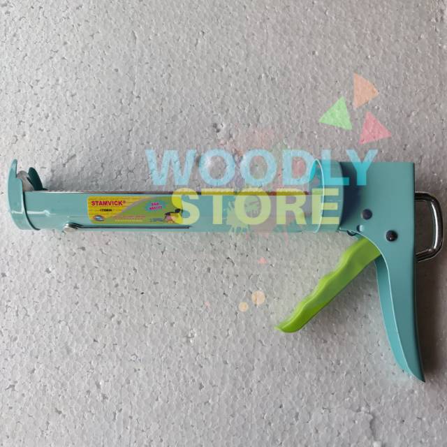 STAMVICK ALAT TEMBAK LEM KACA CAULKING GUN ALAT TEMBAKAN LEM SELANT LEM KACA