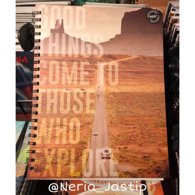 

Buku Tulis Notes Notebook Note Book Jurnal Journal Quote Quotes A4 Motif Pemandangan Typo Original