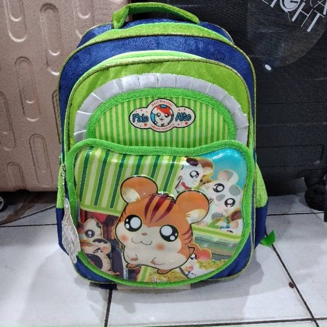 Tas timbul anak SD wanita PALO alto hamtaro kids alto