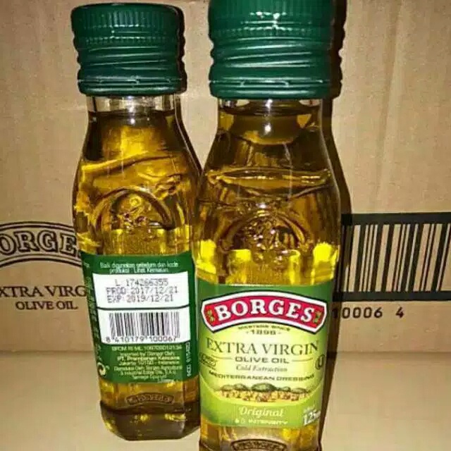 

Minyak Zaitun BORGES Extra Virgin Olive Oil 125 ml BORGES 125ml ( Izin POM )