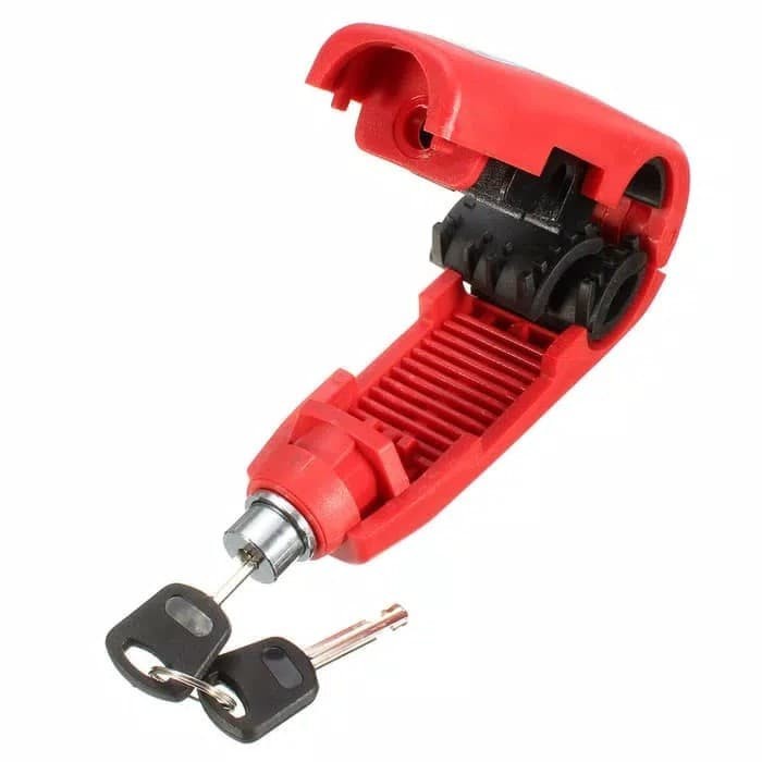 (COD) Grip Lock Grip Lock Kunci Gembok Pengaman Anti Maling Stang Motor Murah