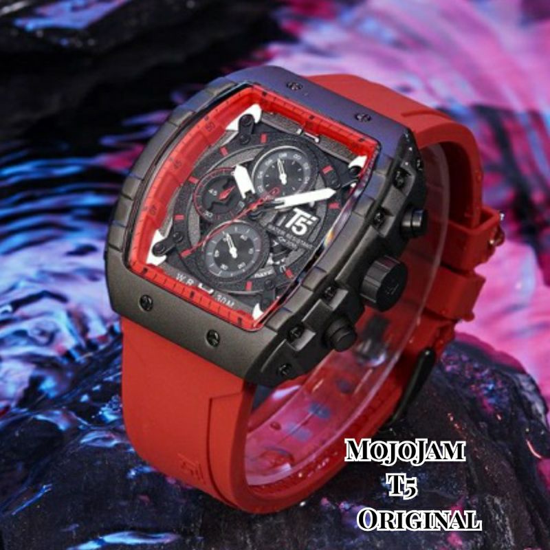 jam tangan T5 H3856 original Free strap cadangan dan baterai Cadangan 50ribu